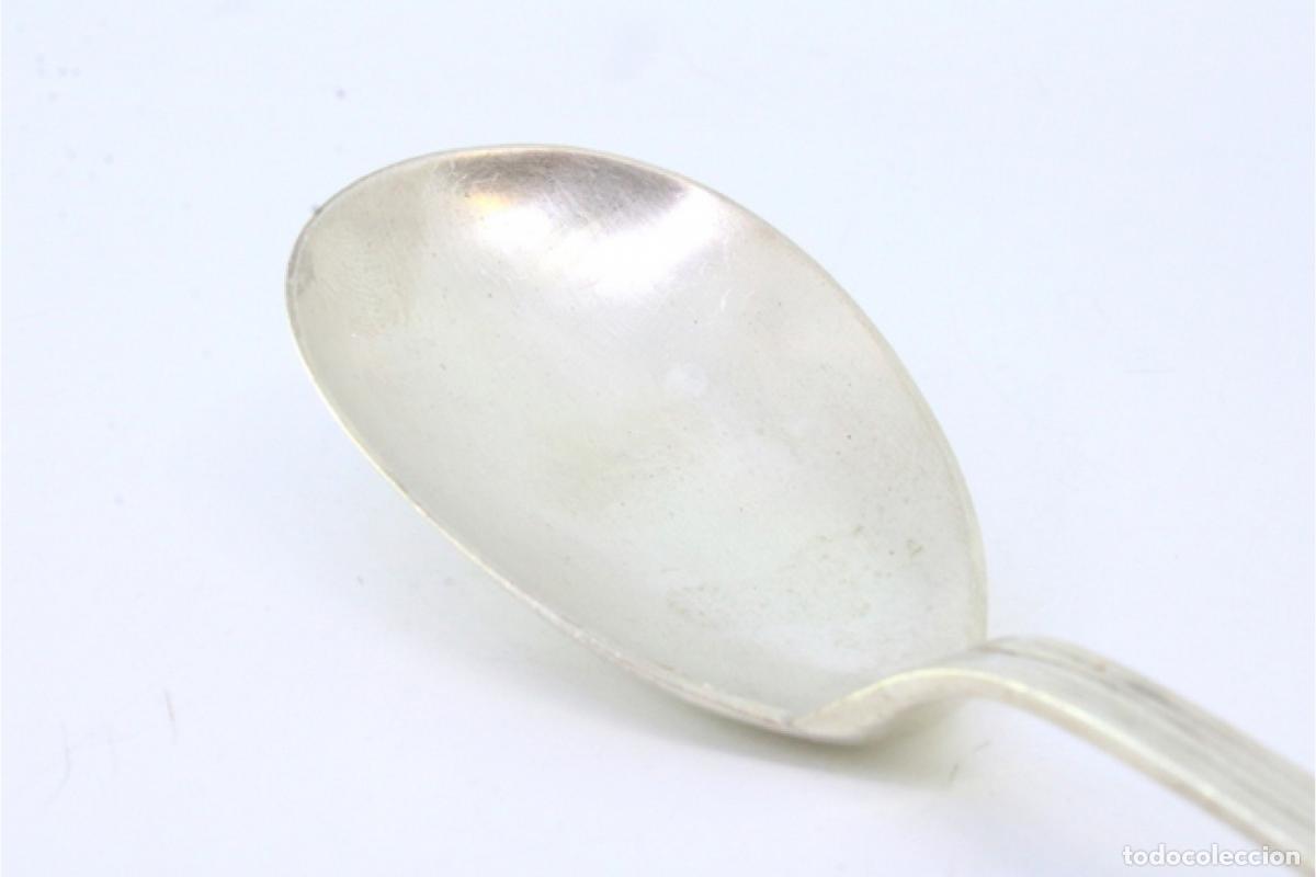 Antig&uuml;edades: Cuchara de plata para servir arroz - Foto 5