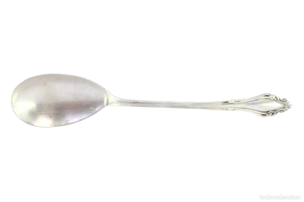 Antig&uuml;edades: Cuchara de plata para servir arroz - Foto 1