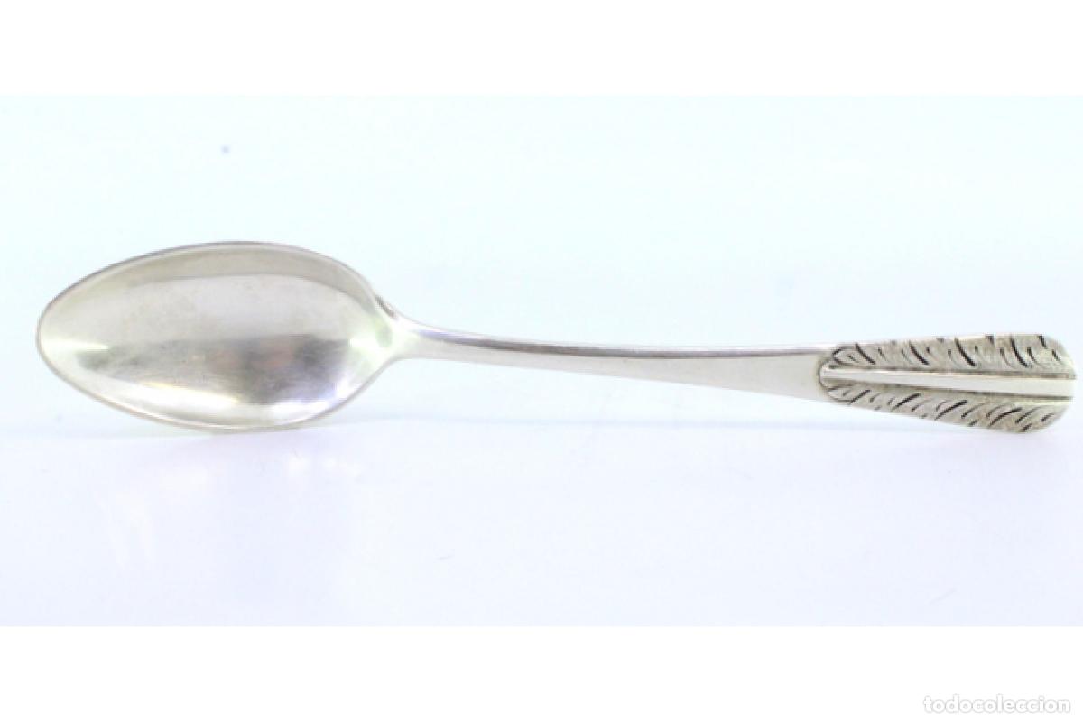Antig&uuml;edades: Cuchara de plata para servir arroz - Foto 2