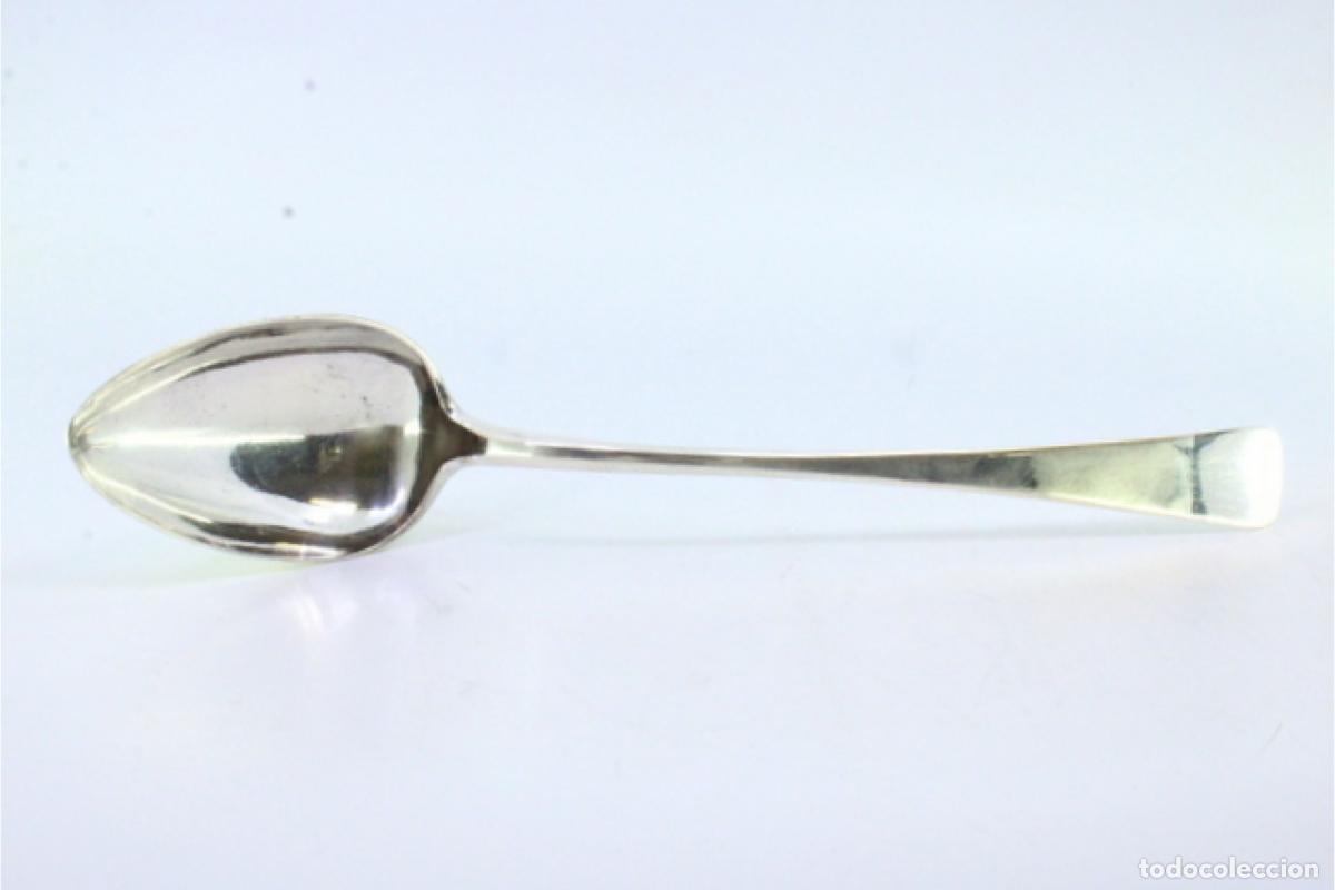 Antig&uuml;edades: Cuchara de plata para servir arroz - Foto 3