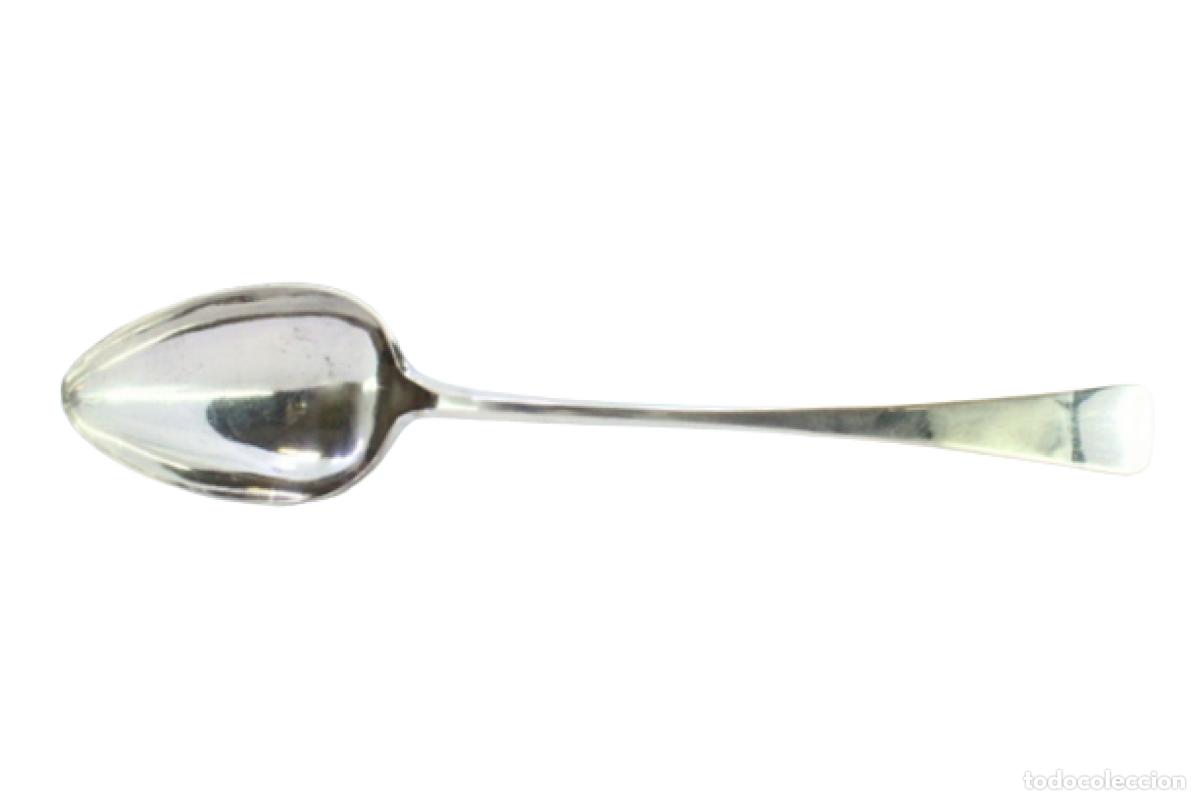 Antig&uuml;edades: Cuchara de plata para servir arroz - Foto 1