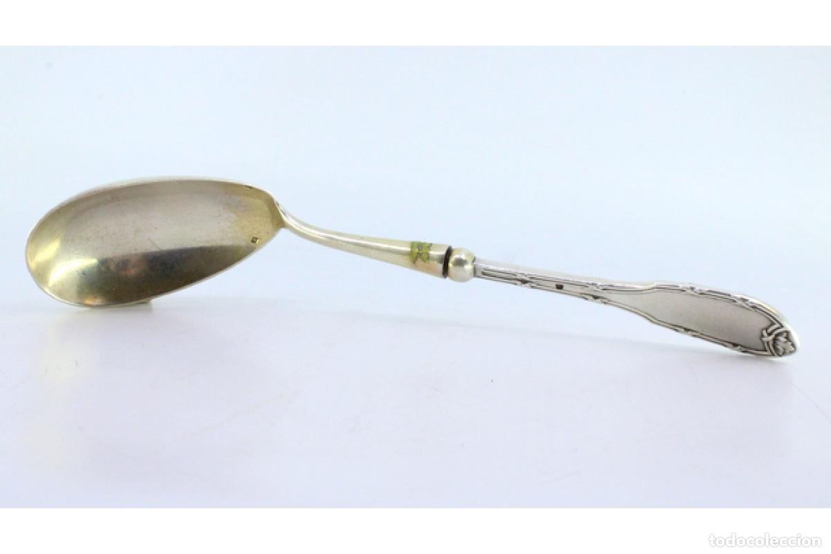 Antig&uuml;edades: Cuchara de plata para servir arroz - Foto 2