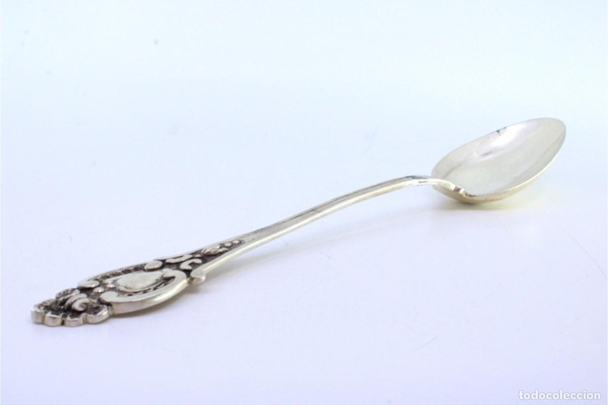 Antig&uuml;edades: Cuchara de plata para servir arroz - Foto 2