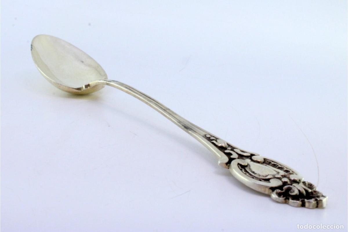 Antig&uuml;edades: Cuchara de plata para servir arroz - Foto 4