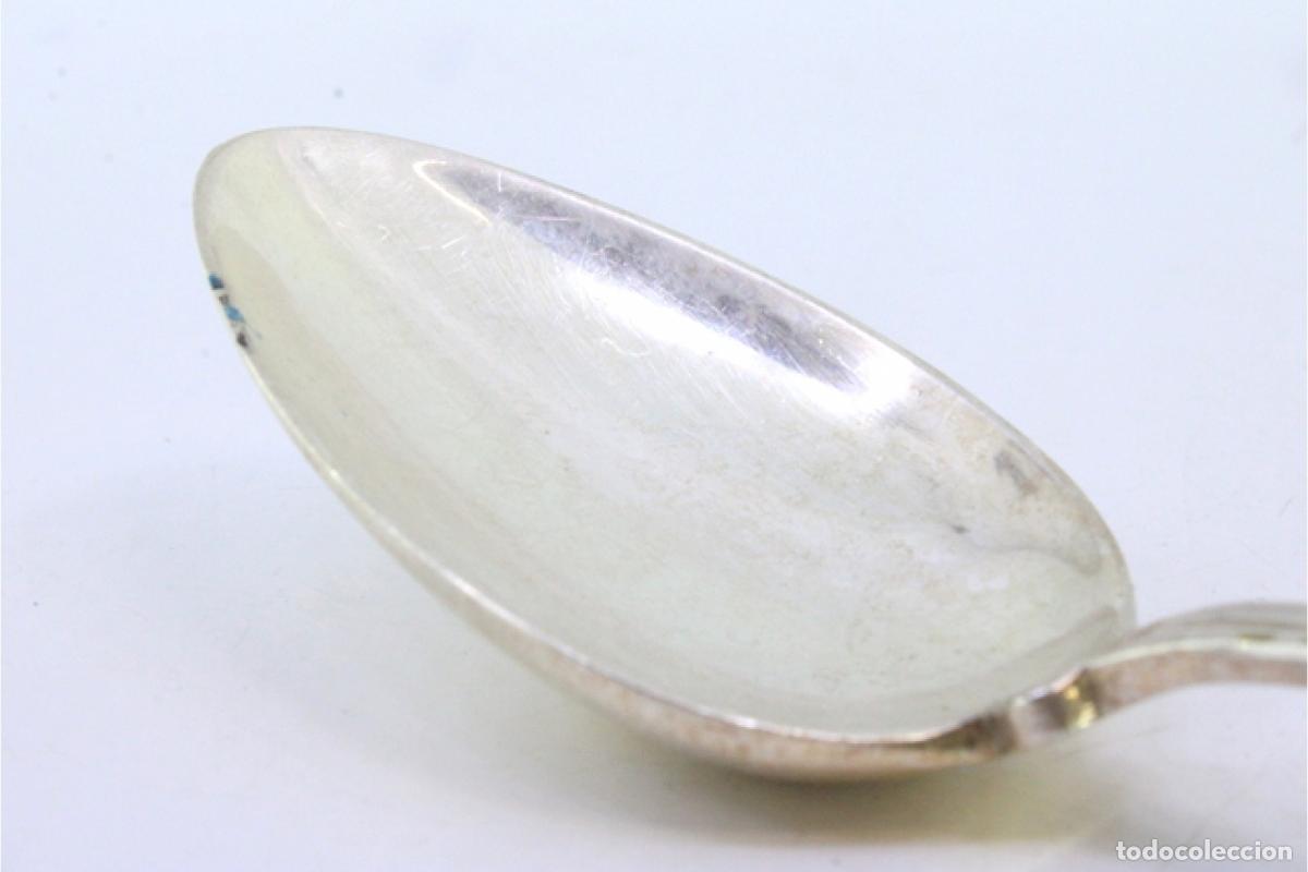 Antig&uuml;edades: Cuchara de plata para servir arroz - Foto 5