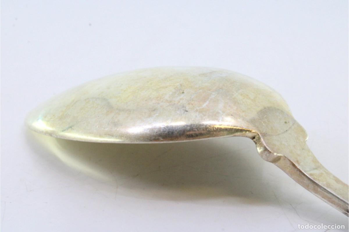 Antig&uuml;edades: Cuchara de plata para servir arroz - Foto 6