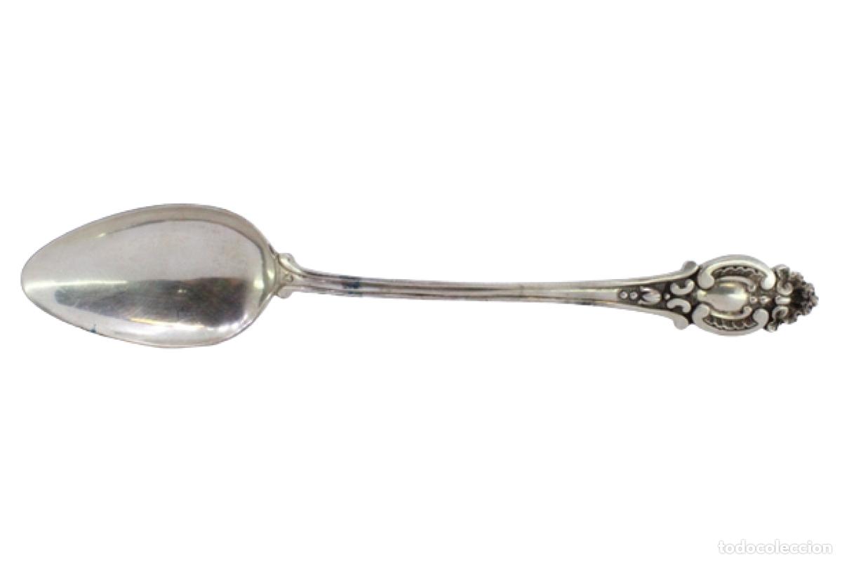 Antig&uuml;edades: Cuchara de plata para servir arroz - Foto 1