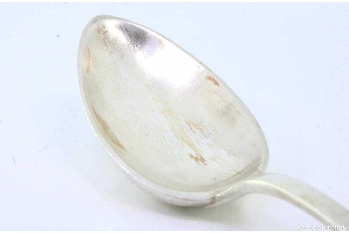 Antig&uuml;edades: Cuchara de plata para servir arroz - Foto 6