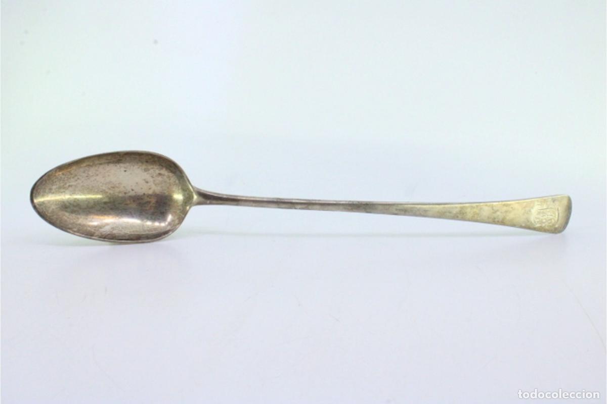Antig&uuml;edades: Cuchara de plata para servir arroz - Foto 2