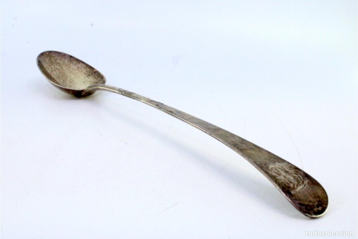Antig&uuml;edades: Cuchara de plata para servir arroz - Foto 4