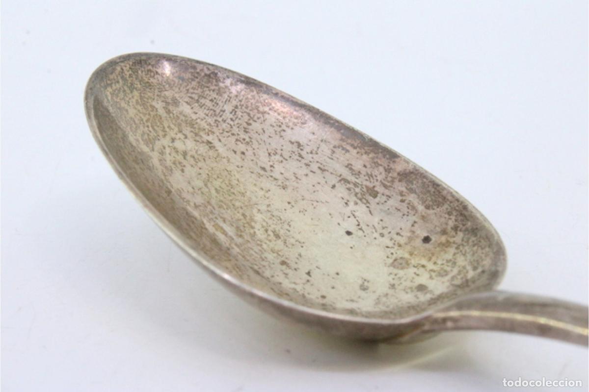 Antig&uuml;edades: Cuchara de plata para servir arroz - Foto 5