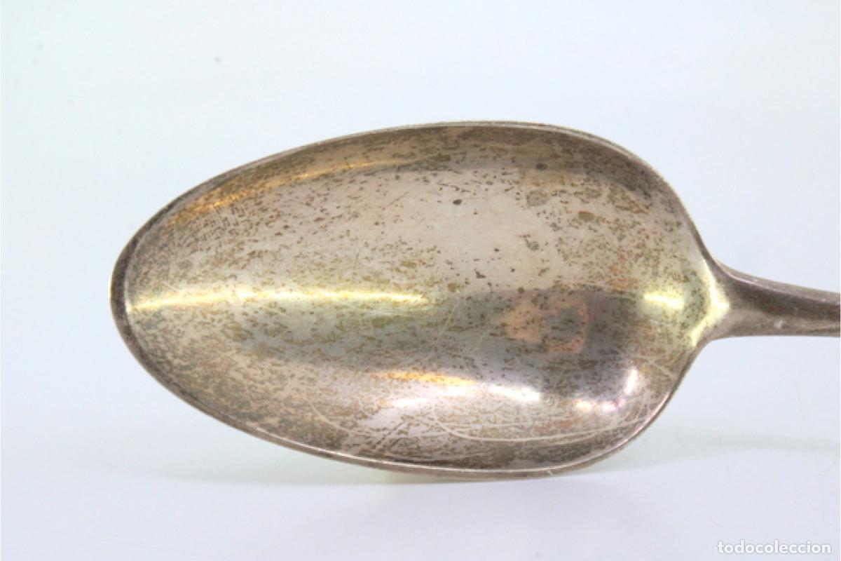 Antig&uuml;edades: Cuchara de plata para servir arroz - Foto 6