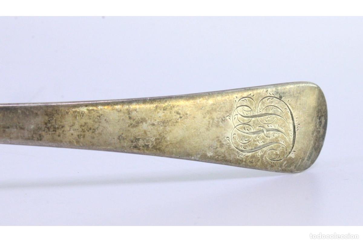 Antig&uuml;edades: Cuchara de plata para servir arroz - Foto 7