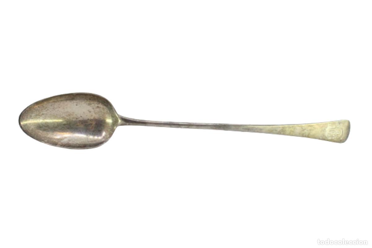 Antig&uuml;edades: Cuchara de plata para servir arroz - Foto 1