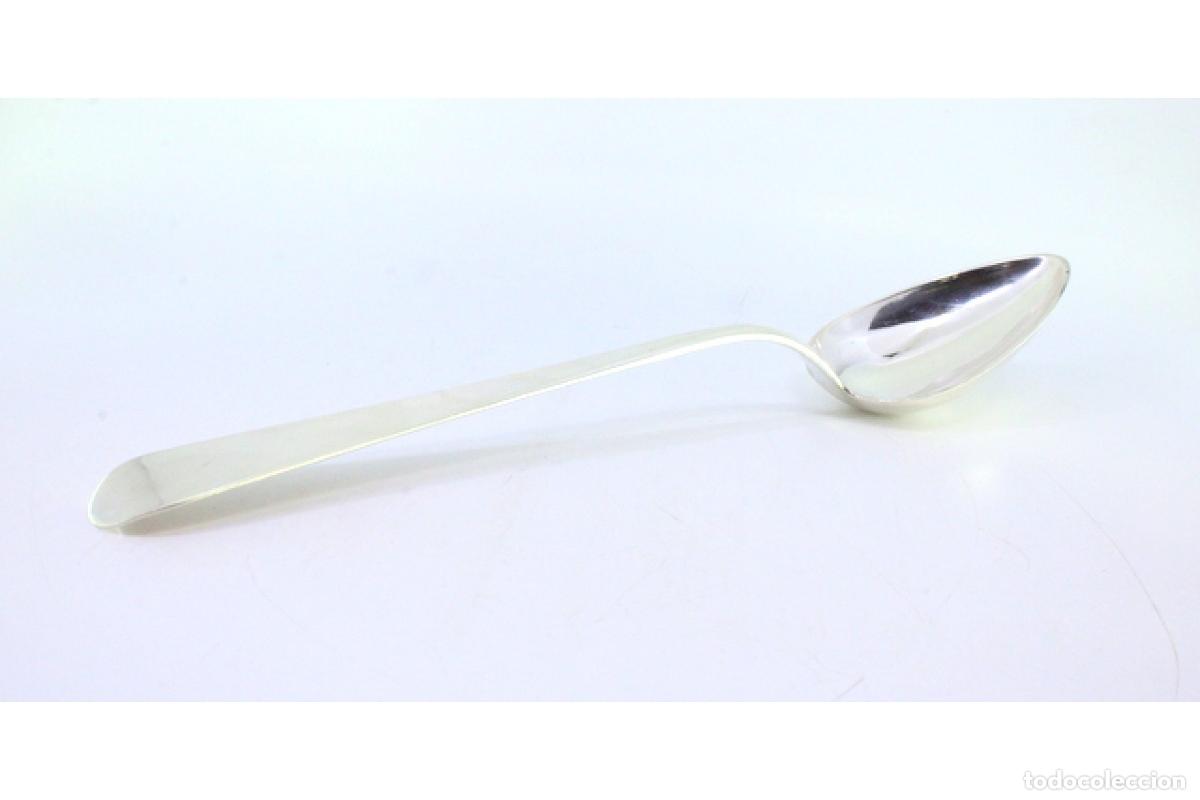 Antig&uuml;edades: Cuchara de plata para servir arroz - Foto 3