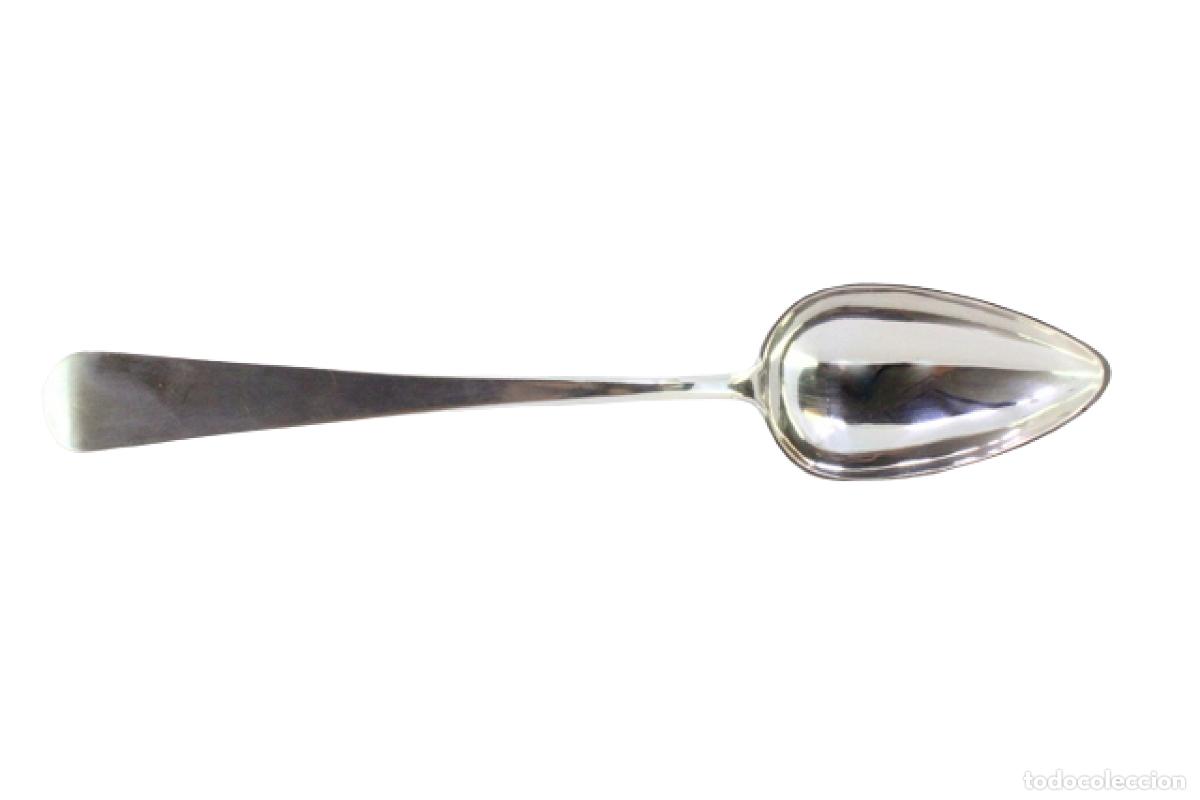 Antig&uuml;edades: Cuchara de plata para servir arroz - Foto 1