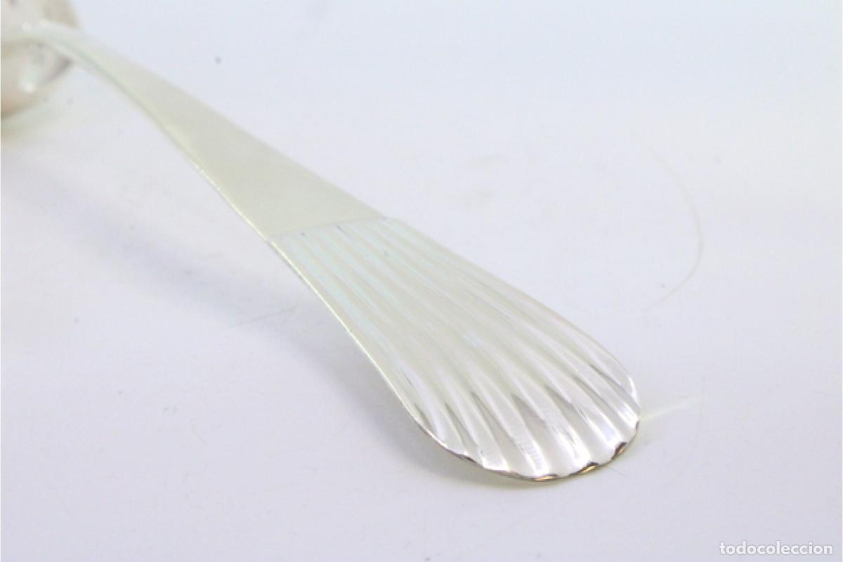 Antig&uuml;edades: Cuchara de plata para servir arroz - Foto 2