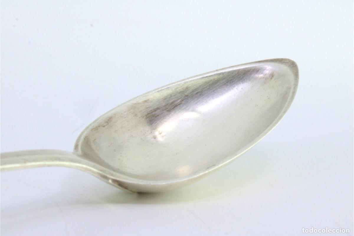 Antig&uuml;edades: Cuchara de plata para servir arroz - Foto 3