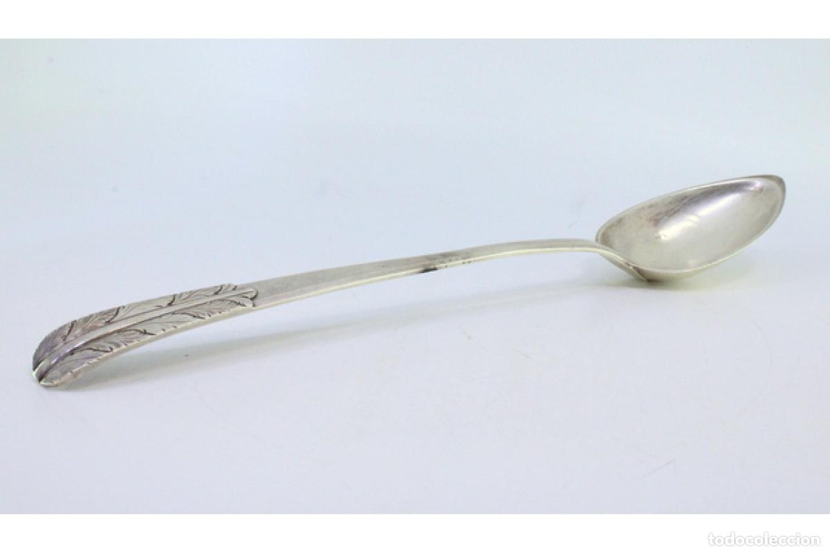 Antig&uuml;edades: Cuchara de plata para servir arroz - Foto 5