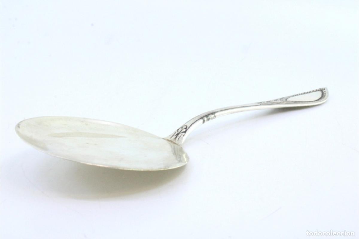 Antig&uuml;edades: Cuchara de helado de plata - Foto 7