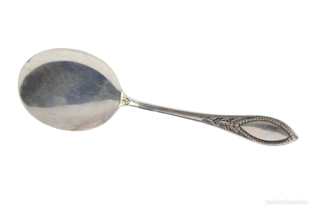 Antig&uuml;edades: Cuchara de helado de plata - Foto 1