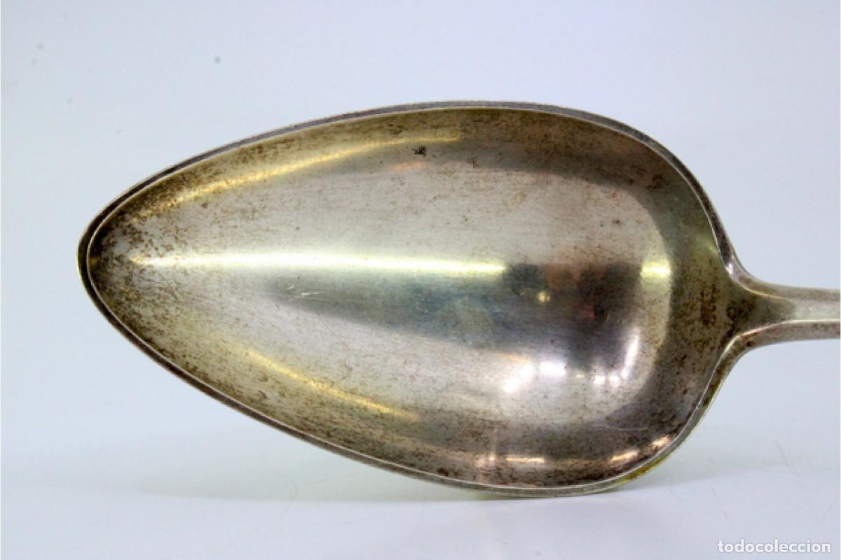 Antig&uuml;edades: Cuchara de plata para servir arroz - Foto 2
