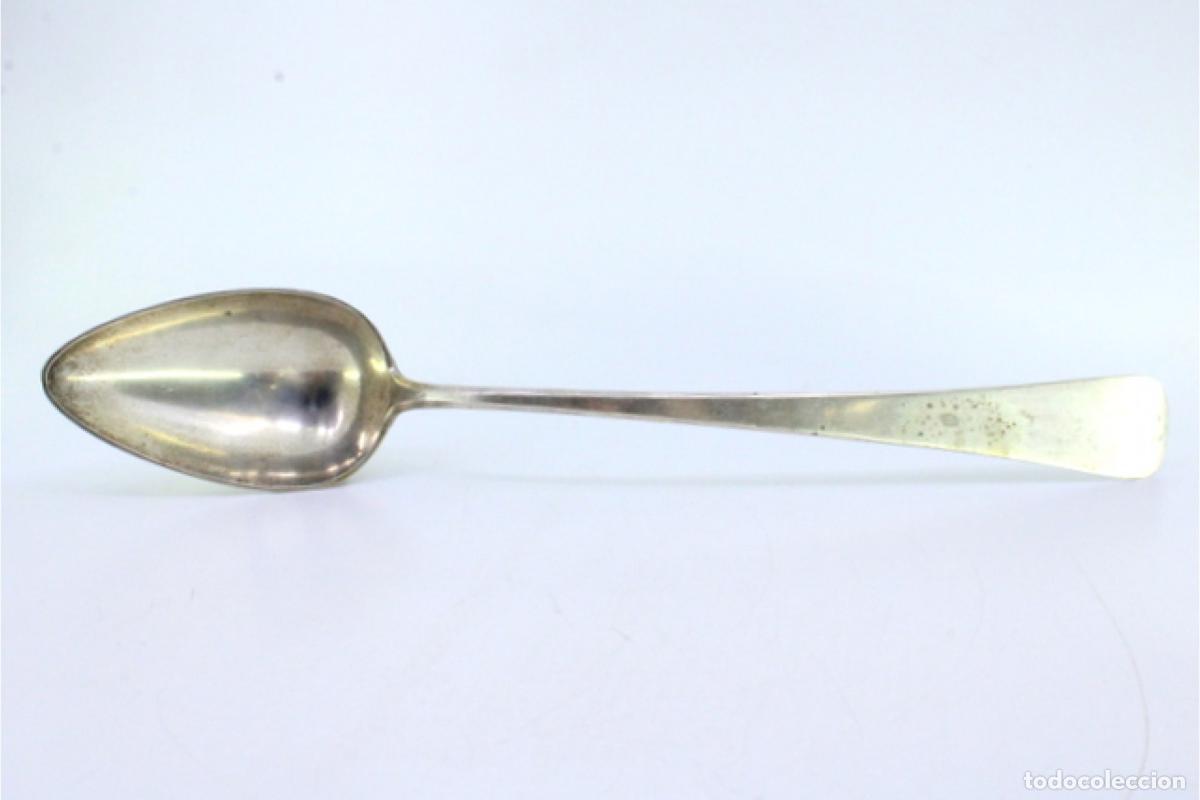 Antig&uuml;edades: Cuchara de plata para servir arroz - Foto 4