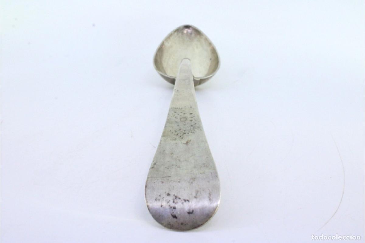 Antig&uuml;edades: Cuchara de plata para servir arroz - Foto 5
