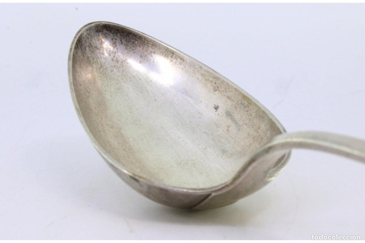 Antig&uuml;edades: Cuchara de plata para servir arroz - Foto 6