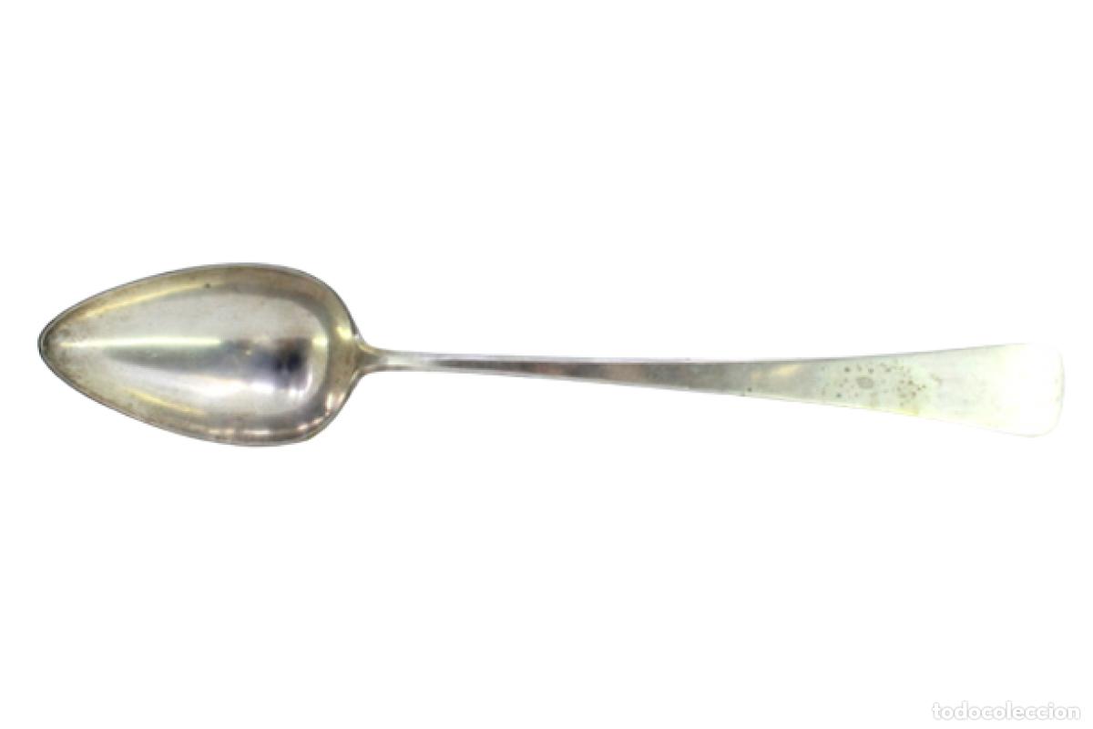 Antig&uuml;edades: Cuchara de plata para servir arroz - Foto 1