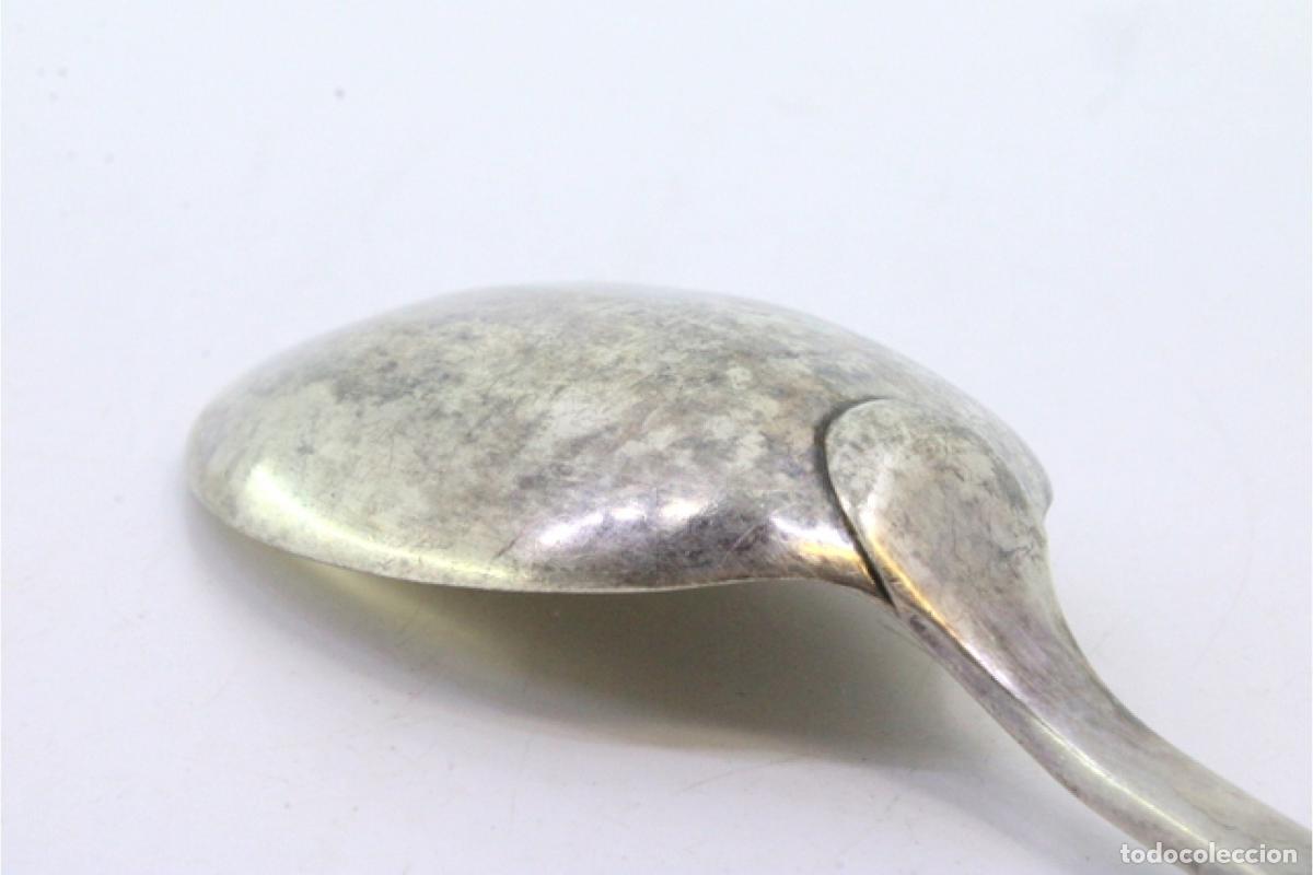 Antig&uuml;edades: Cuchara de plata para servir arroz - Foto 2