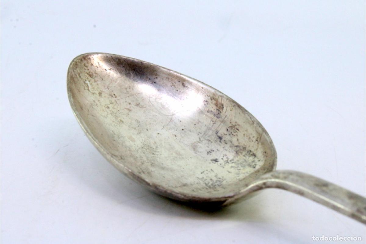 Antig&uuml;edades: Cuchara de plata para servir arroz - Foto 3