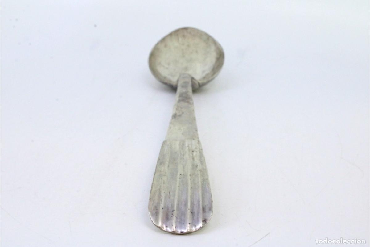 Antig&uuml;edades: Cuchara de plata para servir arroz - Foto 4