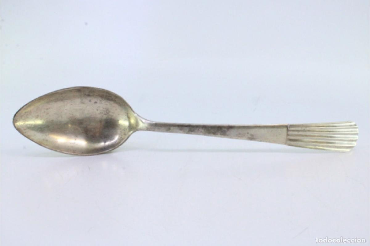 Antig&uuml;edades: Cuchara de plata para servir arroz - Foto 7