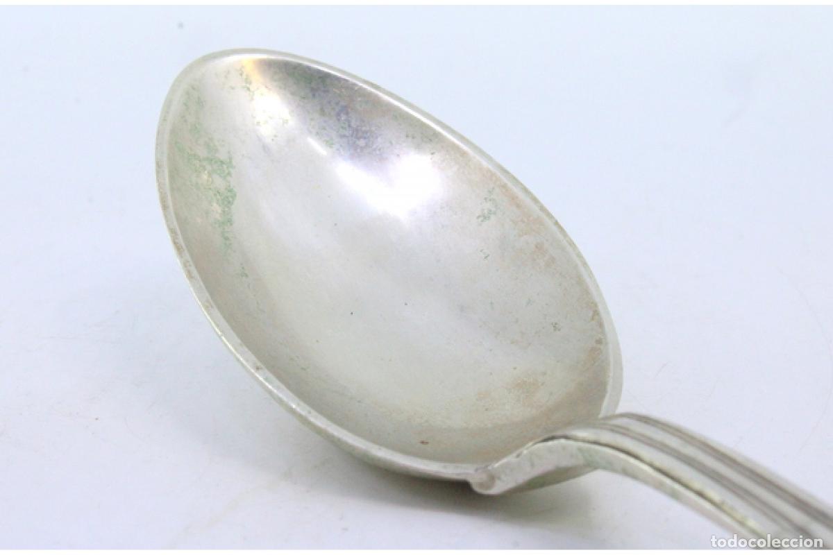 Antig&uuml;edades: Cuchara de plata para servir arroz - Foto 3