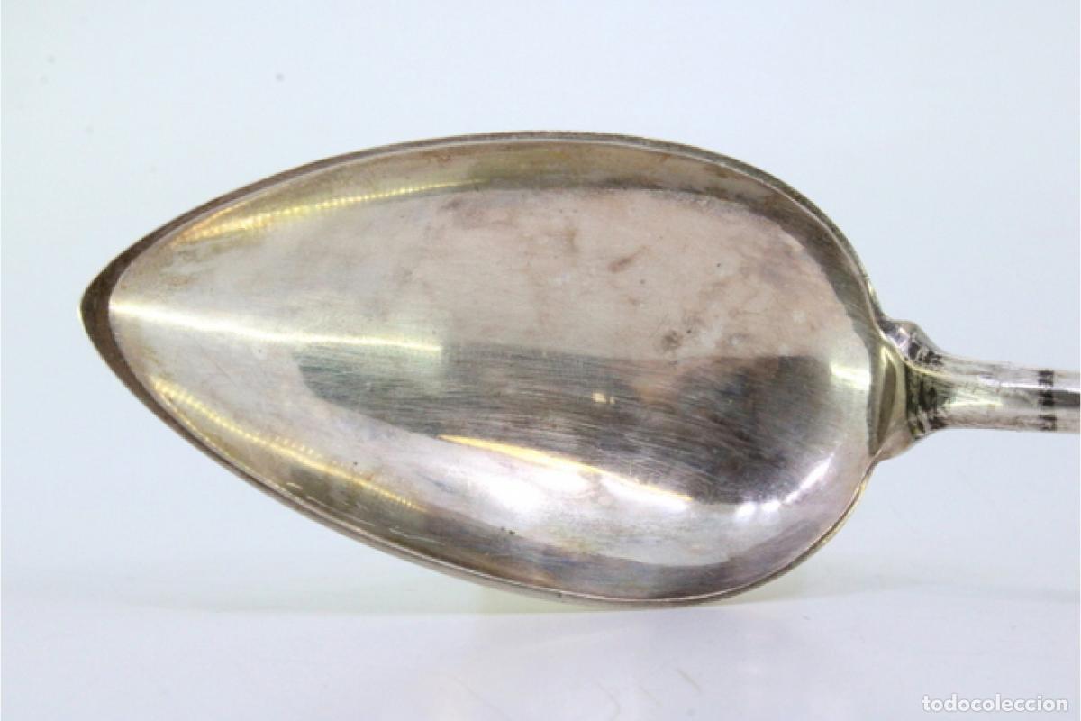 Antig&uuml;edades: Cuchara de plata para servir arroz - Foto 2