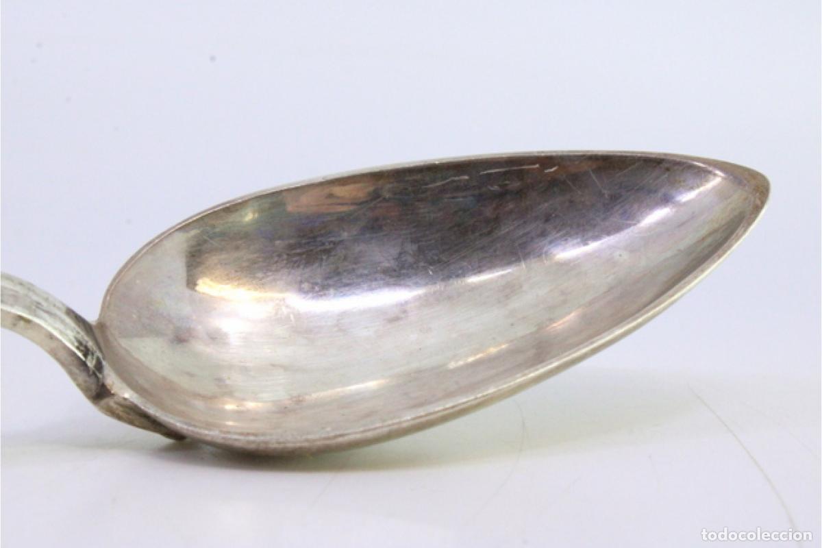 Antig&uuml;edades: Cuchara de plata para servir arroz - Foto 4