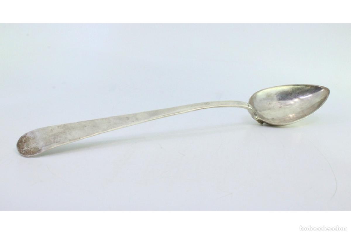 Antig&uuml;edades: Cuchara de plata para servir arroz - Foto 5
