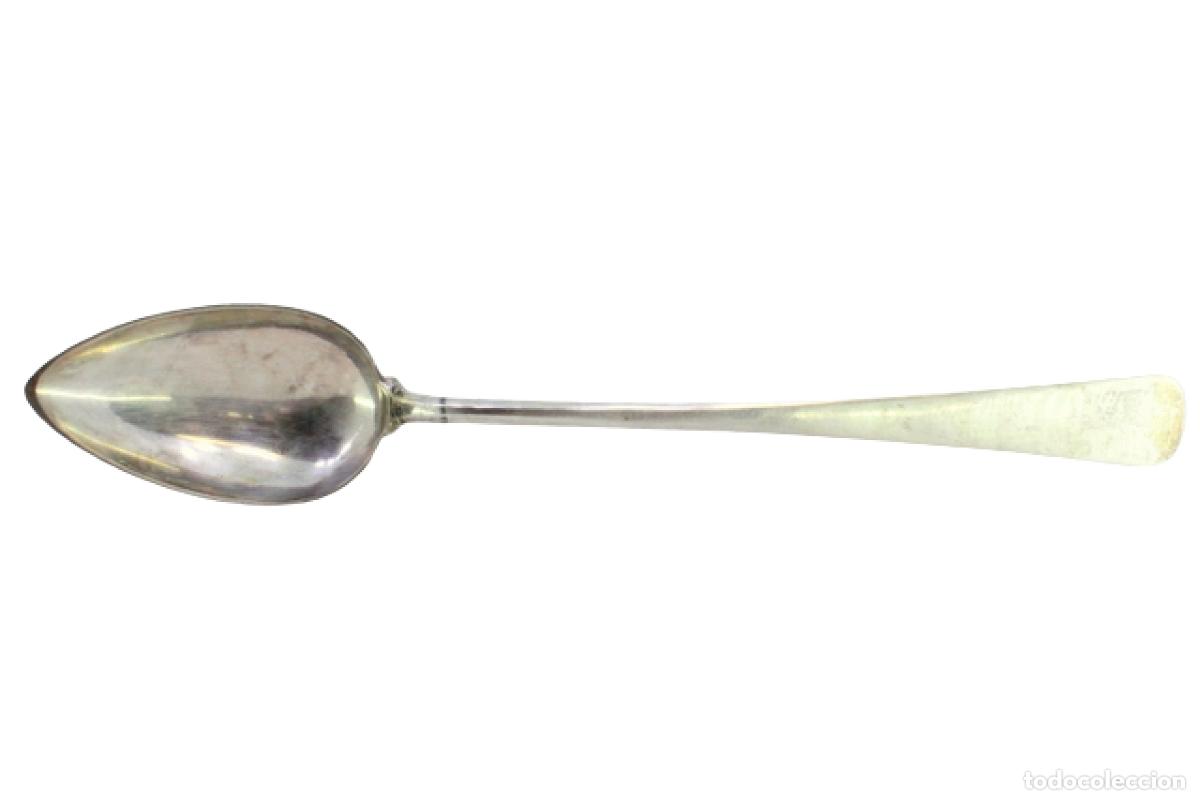 Antig&uuml;edades: Cuchara de plata para servir arroz - Foto 1