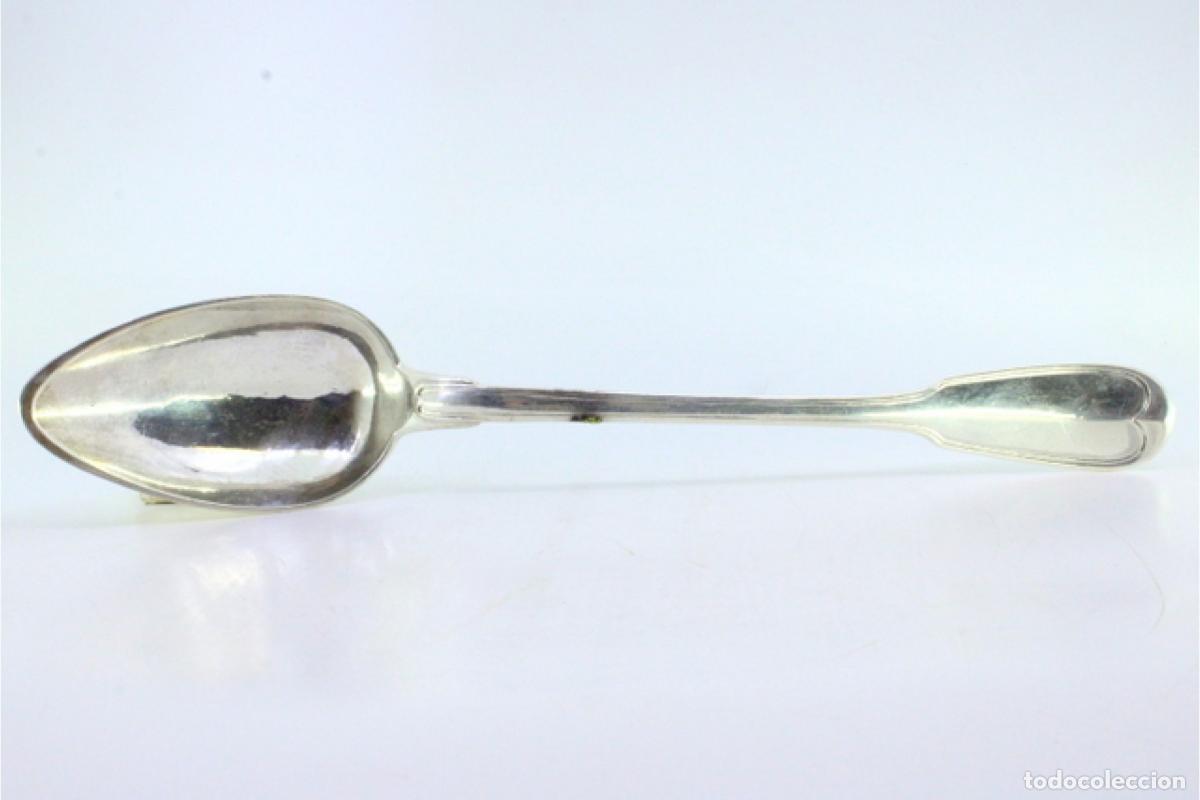 Antig&uuml;edades: Cuchara de plata para servir arroz - Foto 2