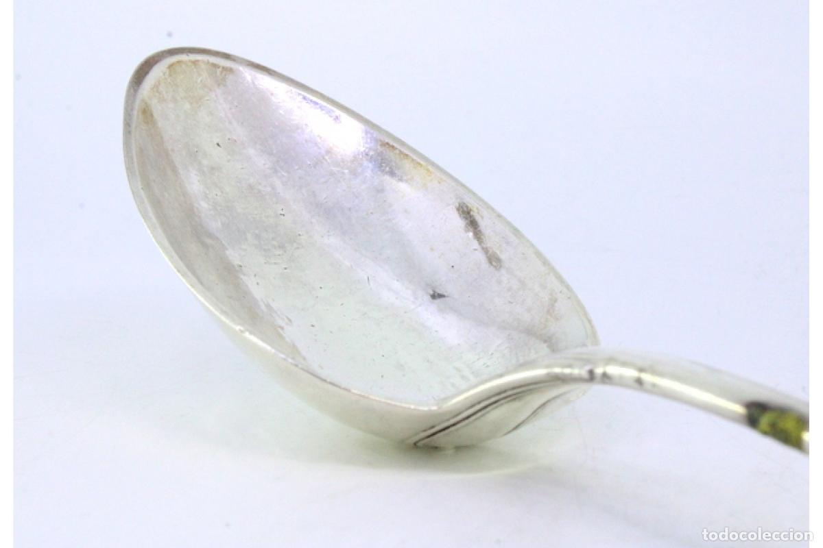 Antig&uuml;edades: Cuchara de plata para servir arroz - Foto 3