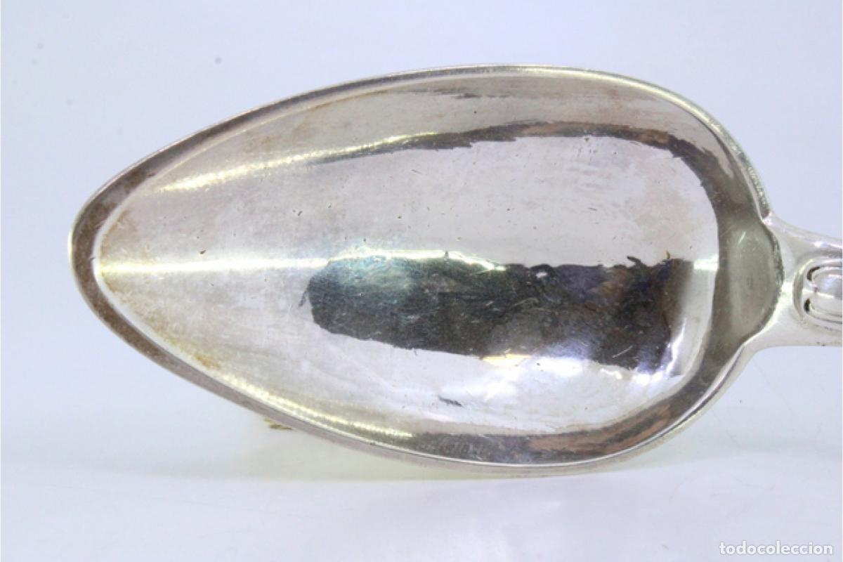 Antig&uuml;edades: Cuchara de plata para servir arroz - Foto 5