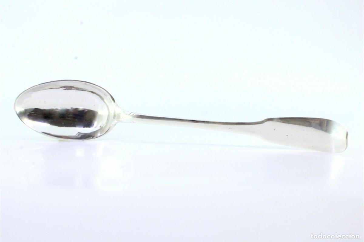 Antig&uuml;edades: Cuchara de plata para servir arroz - Foto 2