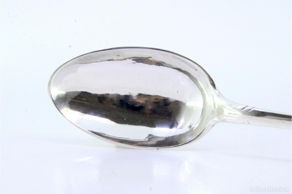Antig&uuml;edades: Cuchara de plata para servir arroz - Foto 3