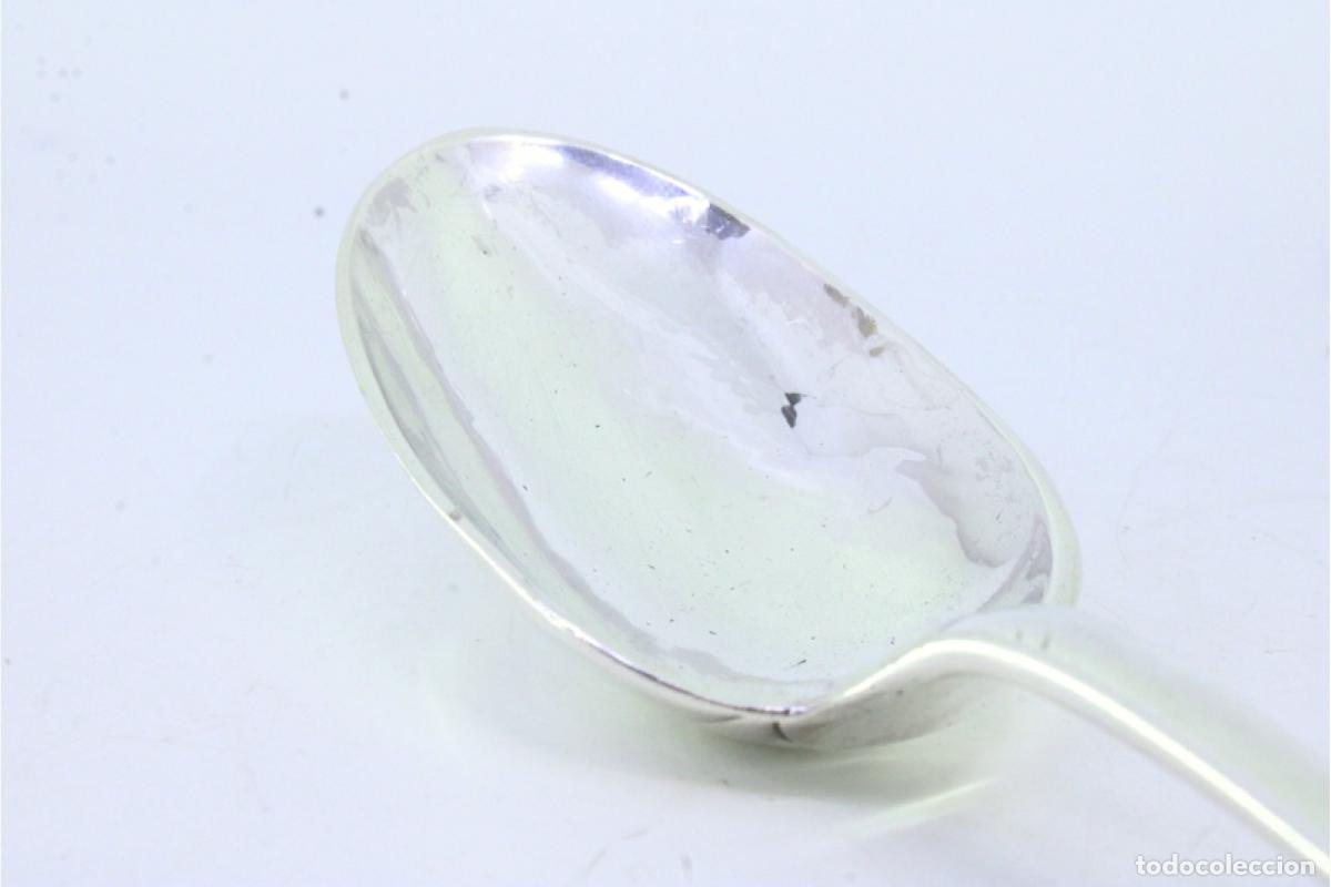 Antig&uuml;edades: Cuchara de plata para servir arroz - Foto 4