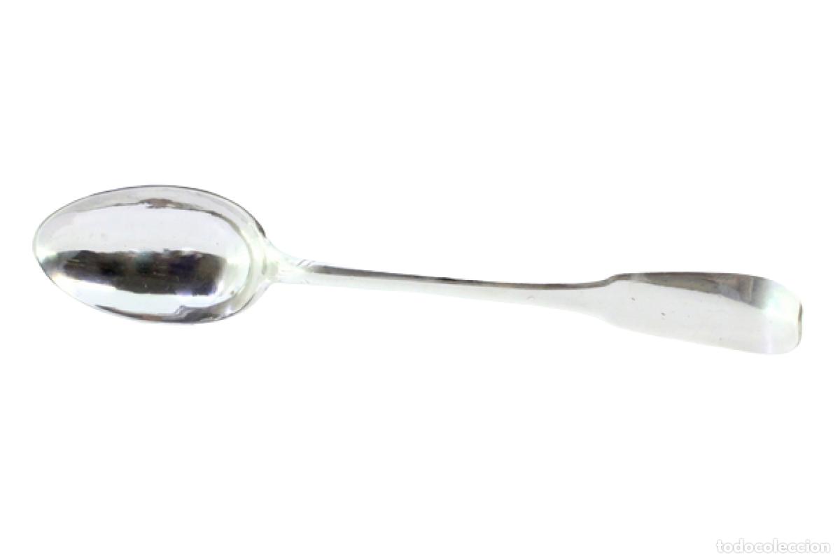 Antig&uuml;edades: Cuchara de plata para servir arroz - Foto 1