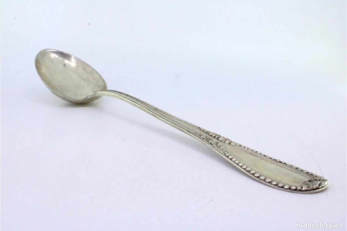 Antig&uuml;edades: Cuchara de plata para servir arroz - Foto 2