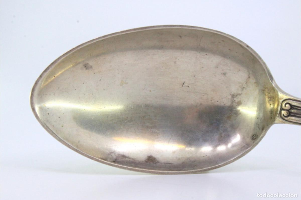 Antig&uuml;edades: Cuchara de plata para servir arroz - Foto 3
