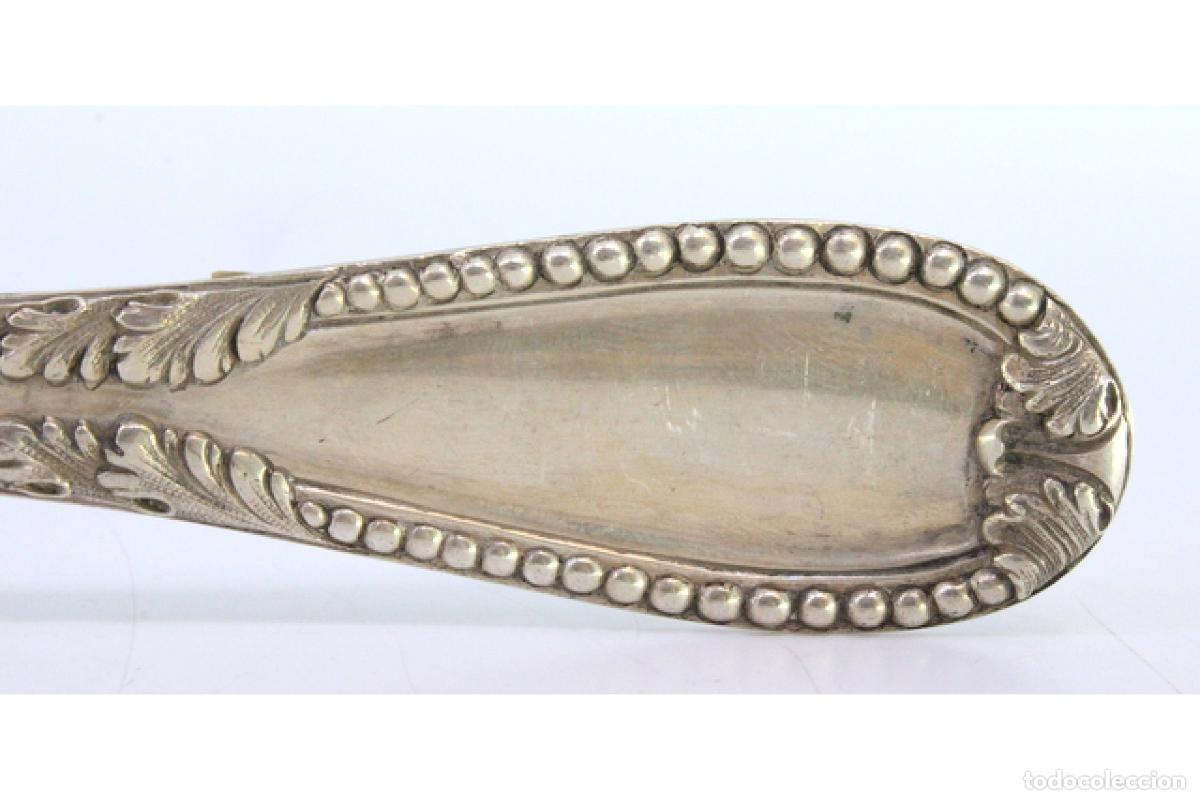 Antig&uuml;edades: Cuchara de plata para servir arroz - Foto 4