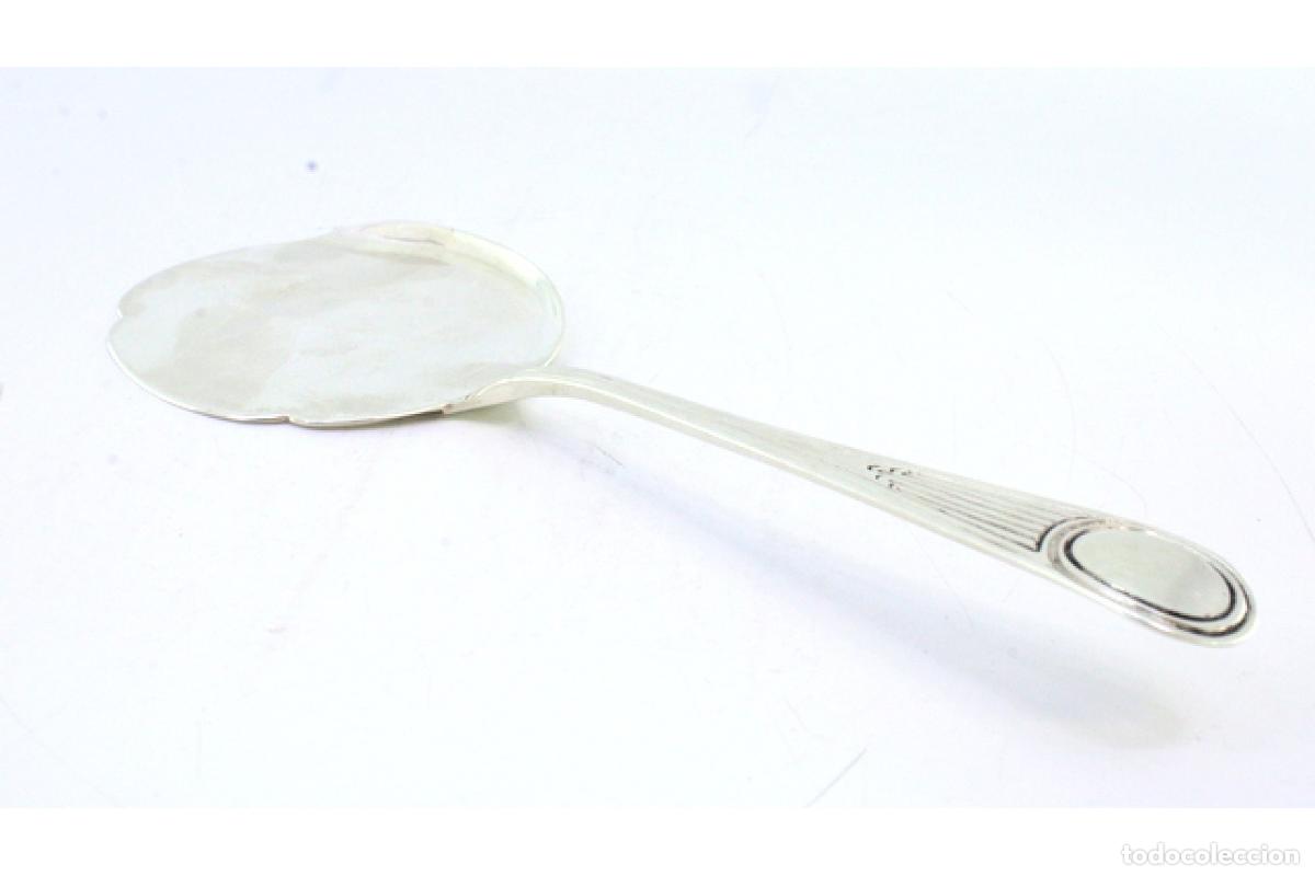 Antig&uuml;edades: Cuchara de helado de plata - Foto 5